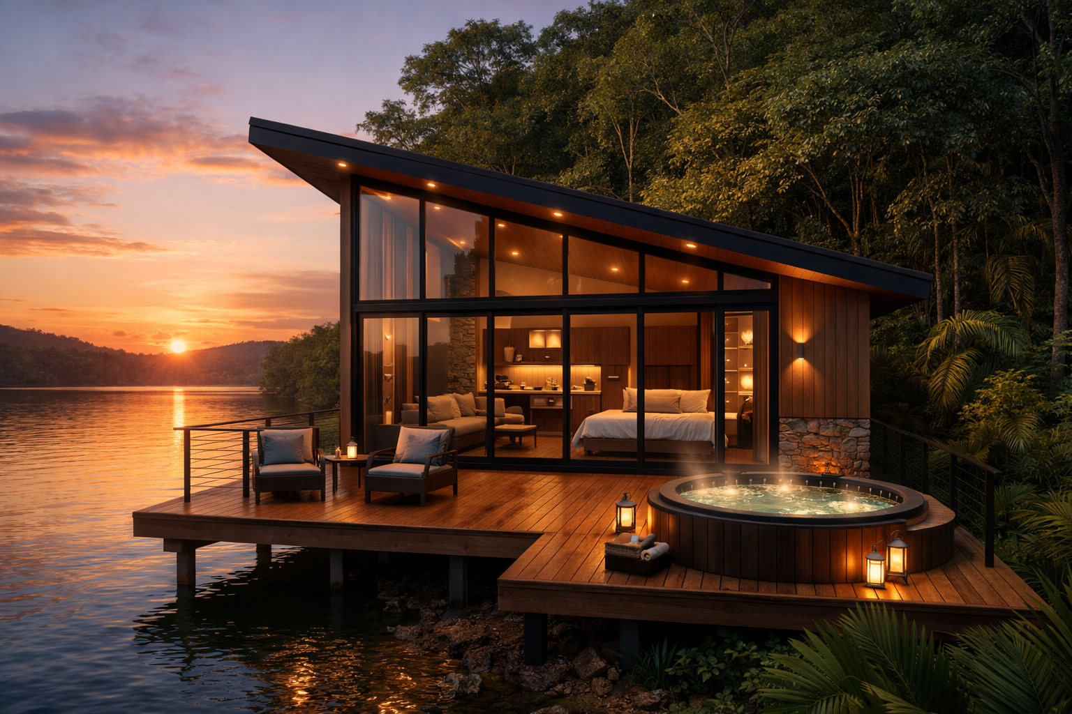 Suite frente al lago